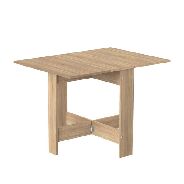 Tavolo da pranzo pieghevole in rovere 76x28 cm Papillon - TemaHome-image-3