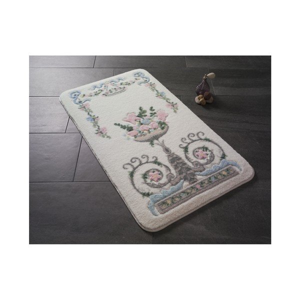 Koupelnová předložka Confetti Bathmats La Fontaine Pink, 50 x 57 cm