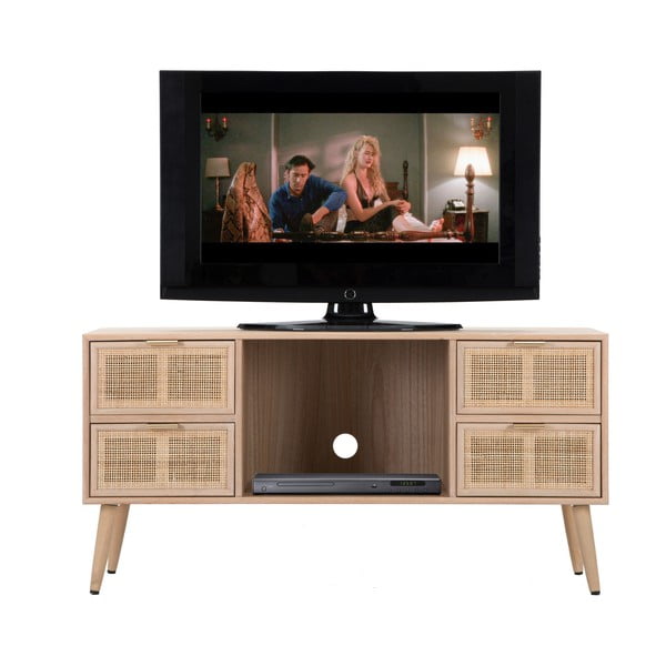 Mauro Ferretti Tavolo TV Paglia di Vienna, 120 x 60 cm - Mauro Ferretti-image-2