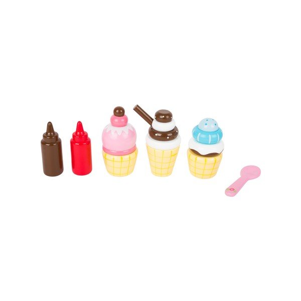 Set di gelati in legno per bambini Cono di crema - Legler-image-3