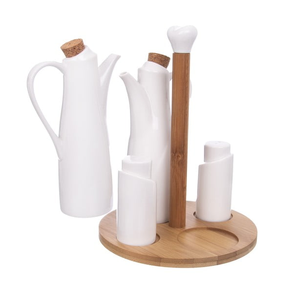 Set di condimento in porcellana Whiteline - Orion-image-1