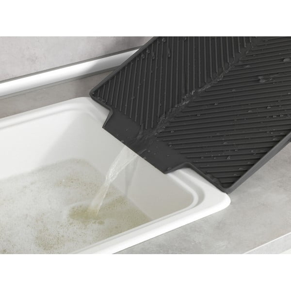 Vassoio di raccolta grigio scuro Neli, 34 x 40 cm Nelia - Wenko-image-4