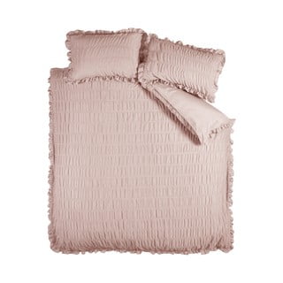 Dormisette Lenzuola Matrimoniali In Flanella 100% Cotone – Rosa Antico – 135x200 Cm + Federa 80x80 Cm