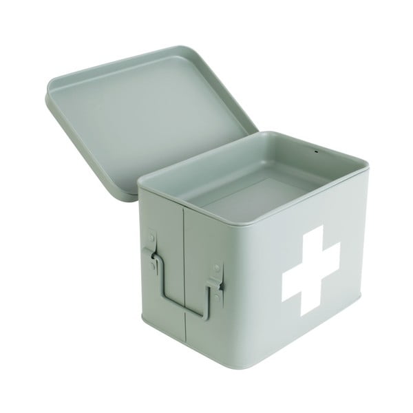 Armadietto dei medicinali in metallo verde menta Medicina, larghezza 21,5 cm - PT LIVING-image-2