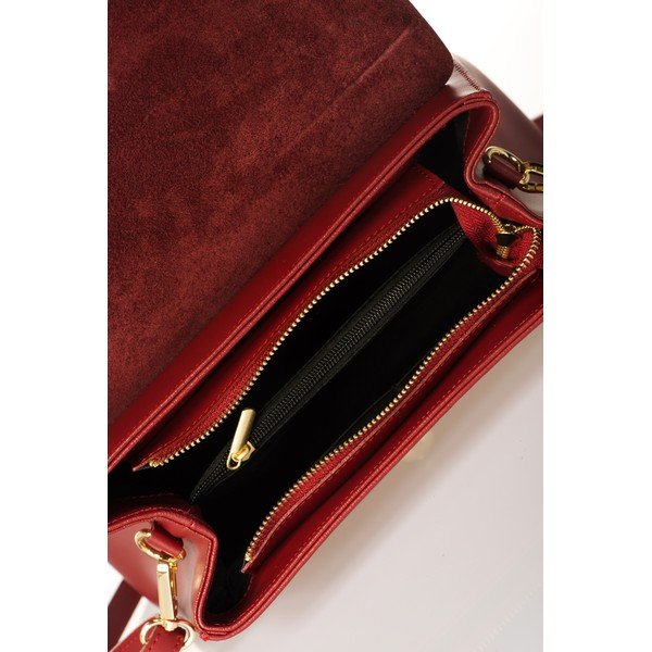 Borsa in pelle rossa Marta - Federica Bassi-image-1