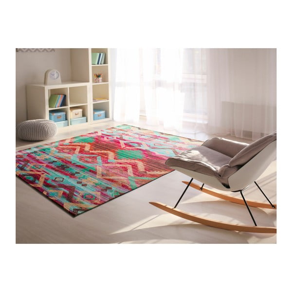 Tappeto con ciniglia di cotone Zuranna, 140 x 200 cm - Universal-image-1