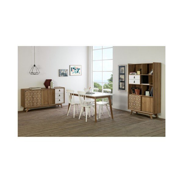 Set di 2 sedie da pranzo bianche Jade - Marckeric-image-2