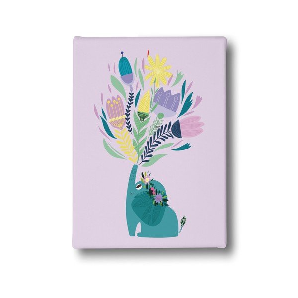Obraz Mr. Little Fox Floral Elephant