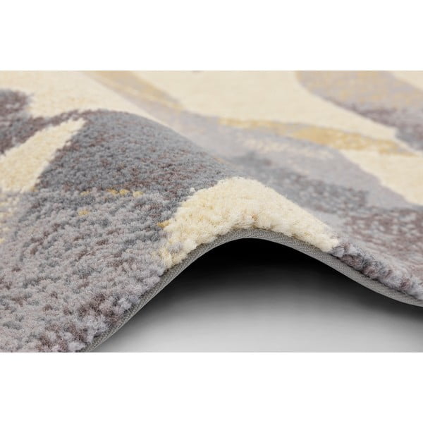 Tappeto in lana beige 133x180 cm Florid - Agnella-image-2