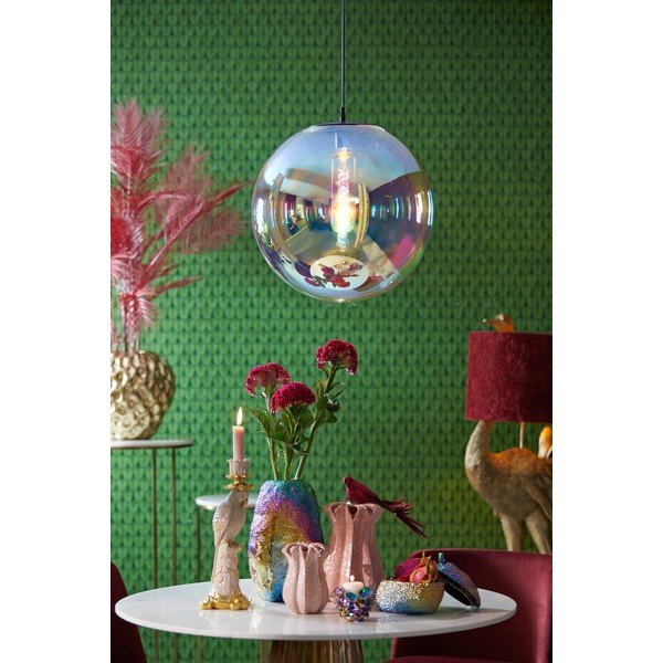 Lampadario con paralume in vetro ø 48 cm Medina – Light & Living-image-1