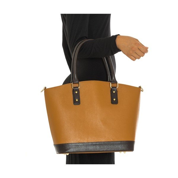 Koňakově hnědá kožená kabelka Isabella Rhea no. 464-image-2