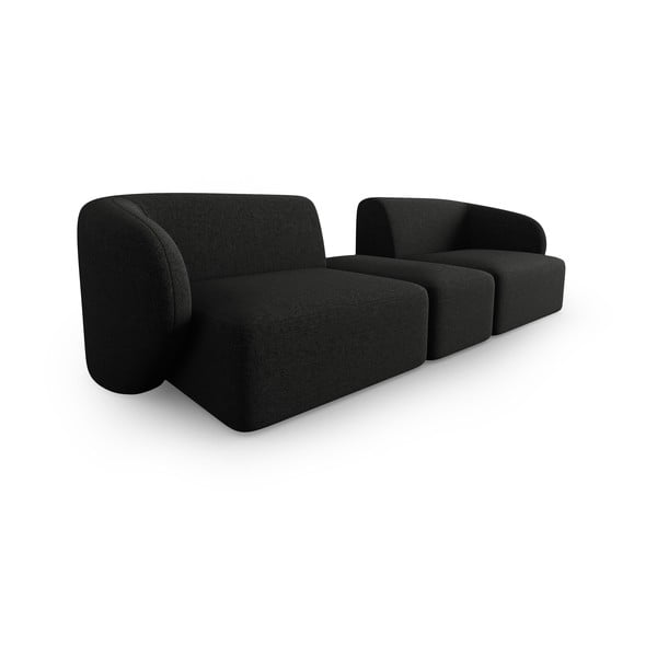 Divano nero 239 cm Shane - Micadoni Home-image-1