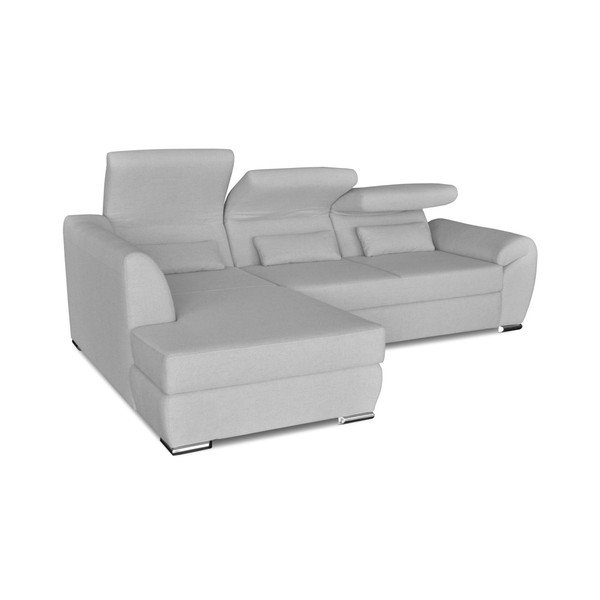 Světle šedá rohová rozkládací pohovka Windsor & Co. Sofas Epsilon, levý roh-image-3