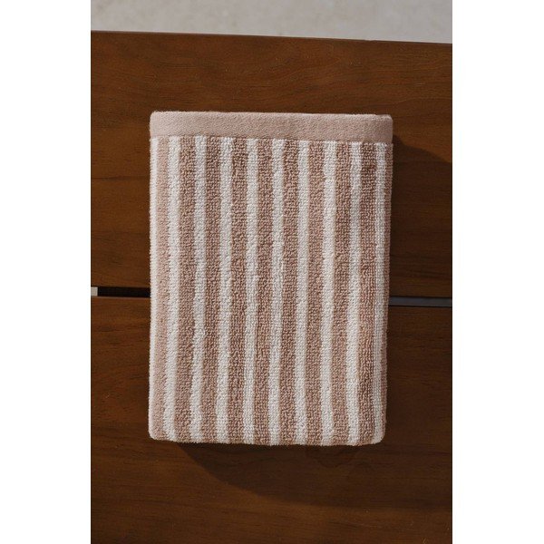 Asciugamano beige/color crema in cotone 50x70 cm Dixie – Jotex-image-1