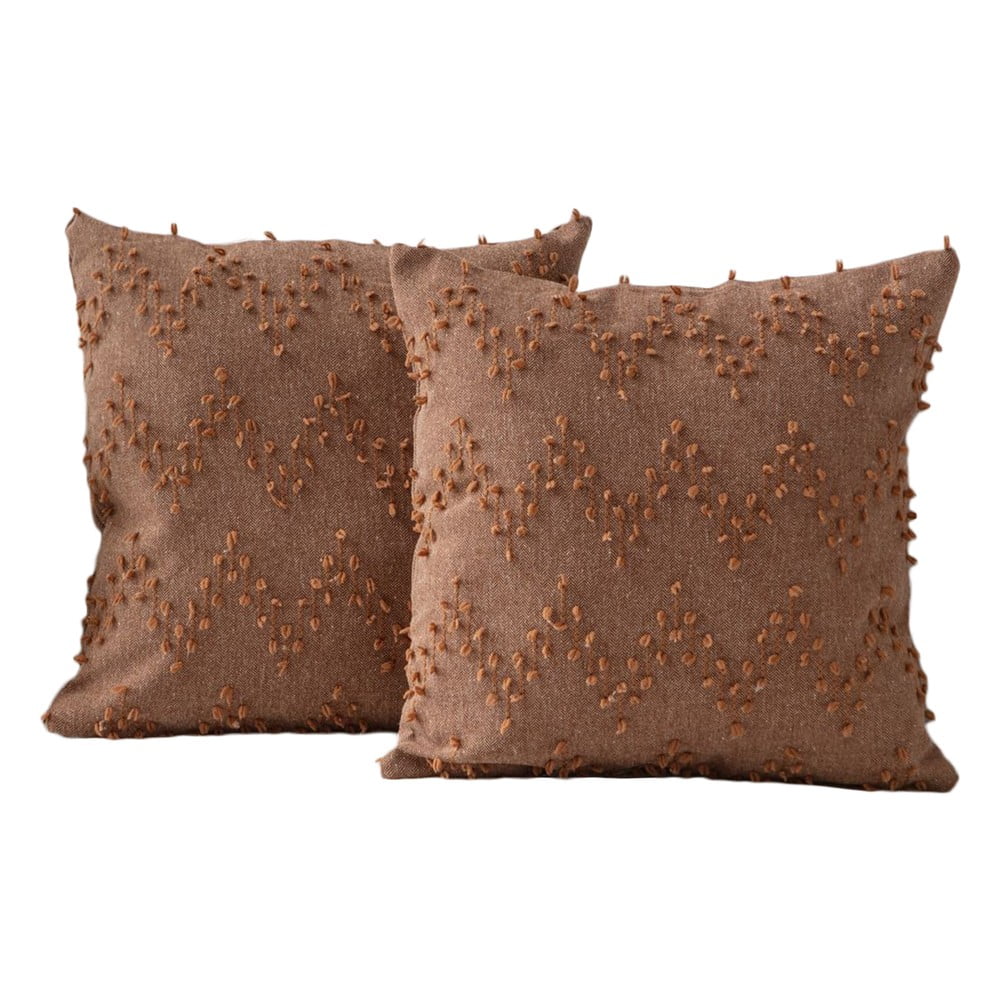 Federe decorative in set 2 pz 43x43 cm Tuffet – Mioli Decor | Federe