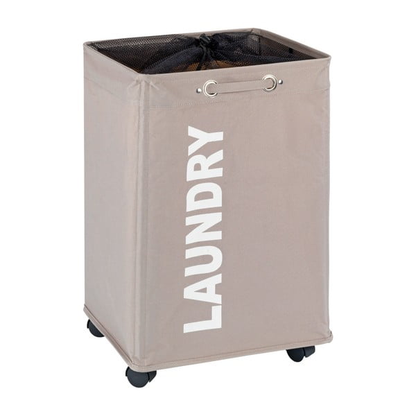 Cesto portabiancheria color taupe , 79,2 l Quadro - Wenko