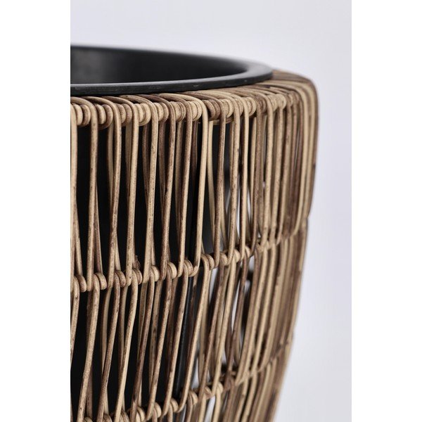 Set di vasi per fiori in plastica/in rattan artificiale 3 pz ø 44 cm Ayun – Bizzotto-image-3