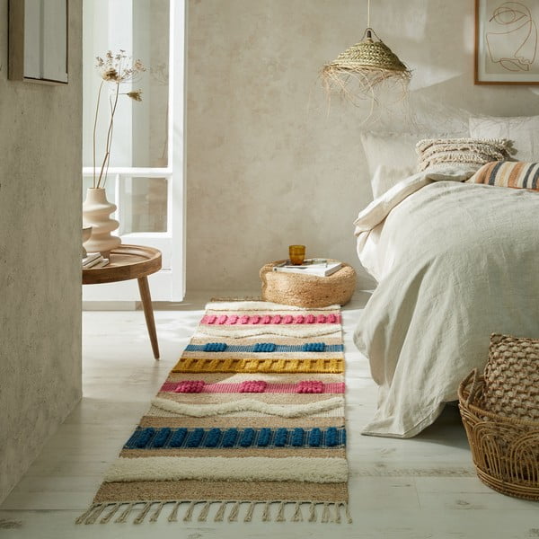 Runner color naturale 60x230 cm Medina - Flair Rugs-image-1
