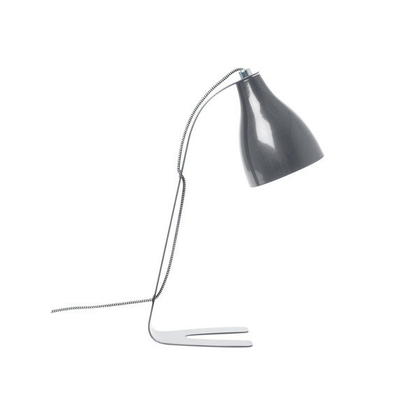 Šedá stolní lampa Leitmotiv Barefoot