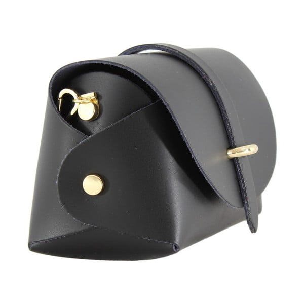 Astuccio Loira in pelle nera - Chicca Borse-image-4