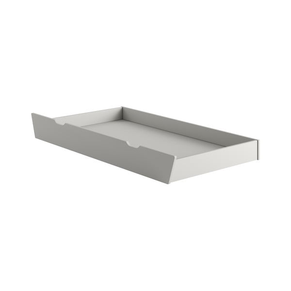 Cassetto grigio sotto il letto per bambini 90x200 cm Swing - Pinio