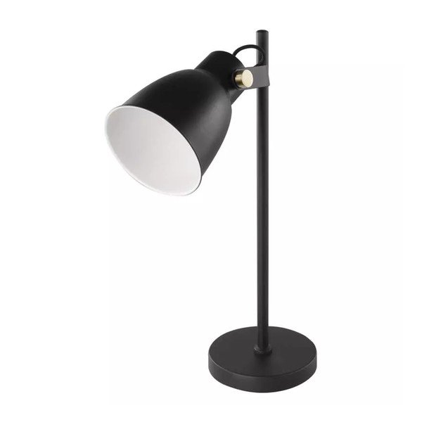 Lampada da tavolo nera (altezza 46 cm) Julian - EMOS