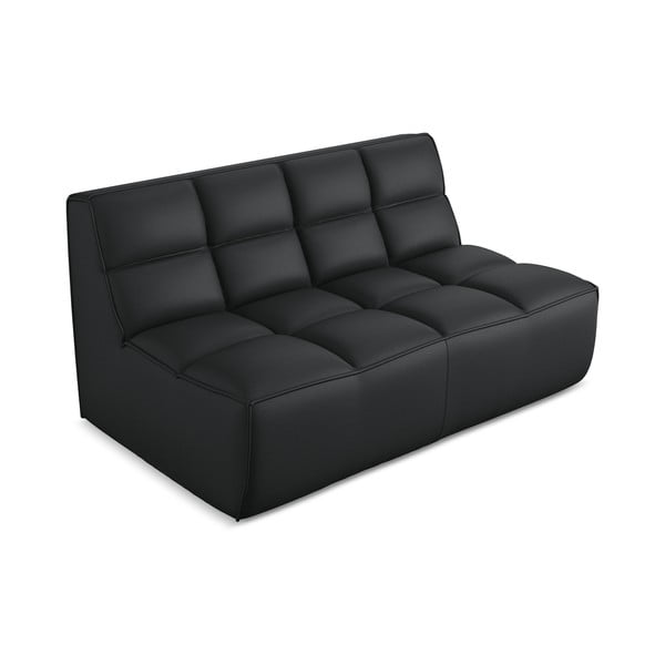 Parte divano componibile con rivestimento in finta pelle Kalai – Makamii-image-2