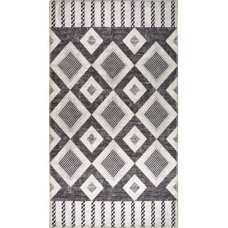Tappeto lavabile grigio 180x120 cm - Vitaus