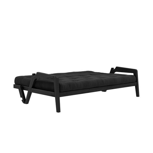 Divano variabile in velluto a coste Grab nero carbone Grab Raw - Karup Design-image-4