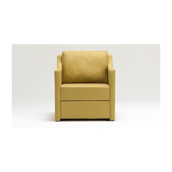 Poltrona gialla con contenitore Laila - Balcab Home