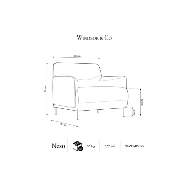 Poltrona rosa Neso - Windsor & Co Sofas-image-4