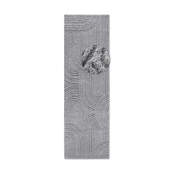 Passatoia grigia 80x240 cm Chappe Light Grey - Elle Decoration