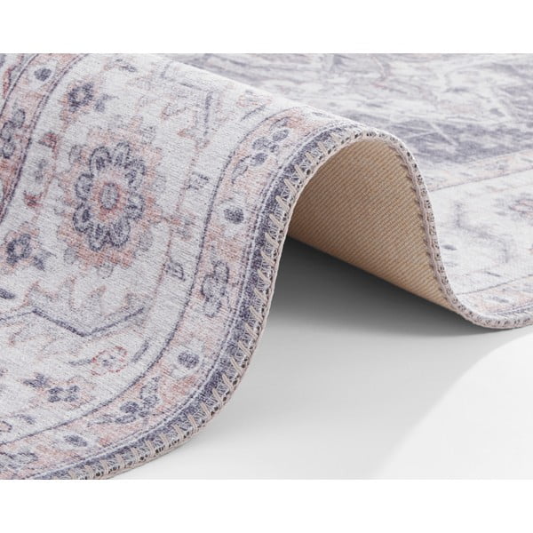 Tappeto grigio e rosa , 160 x 230 cm Anthea - Nouristan-image-4