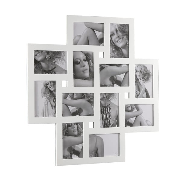 Cornice da parete bianca Collage, 10 x 15 cm - Tomasucci