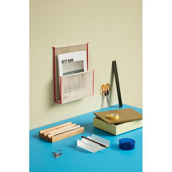 Organizzatore per la cancelleria Wave - Hübsch-image-2