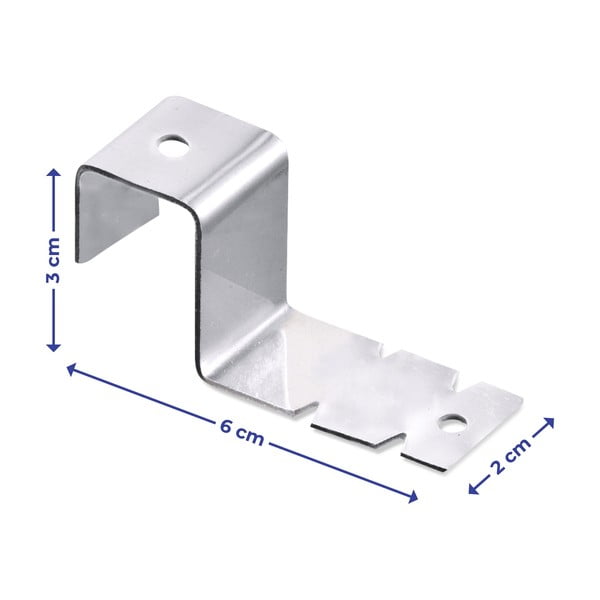 Ganci in acciaio inox in set da 2 - Maximex-image-3