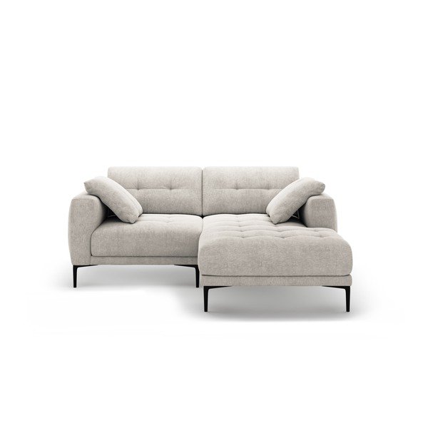 Divano angolare beige (con penisola a destra/con chaise lounge) Bemy – Micadoni 