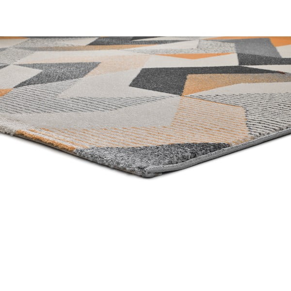 Tappeto arancione e grigio , 60 x 120 cm Gladys Abstract - Universal-image-2