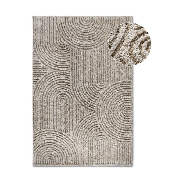Tappeto beige 200x280 cm Chappe Beige - Elle Decoration