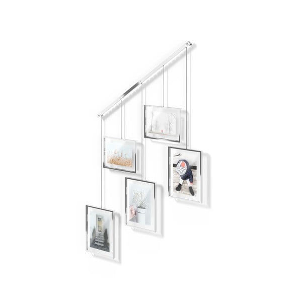 Cornici da parete in metallo color argento in set di 5 pezzi 66x69 cm Exhibit - Umbra-image-4