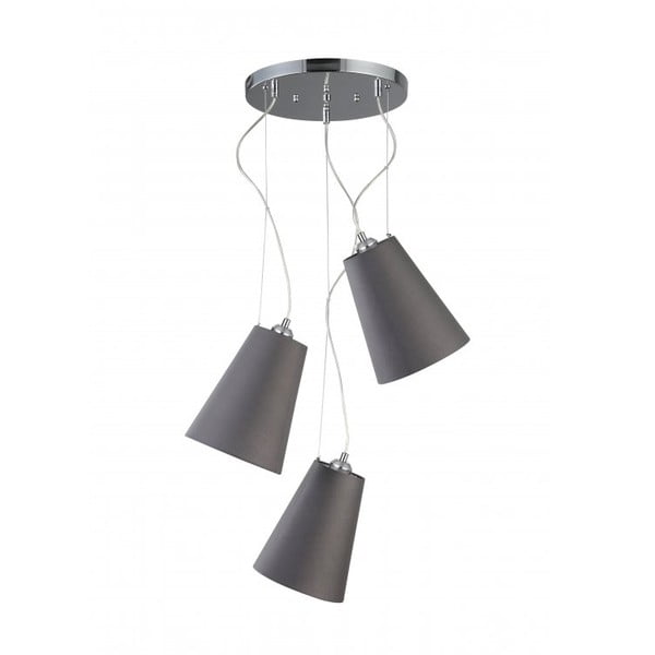 Lampadario grigio ø 46 cm Kasel - GTV