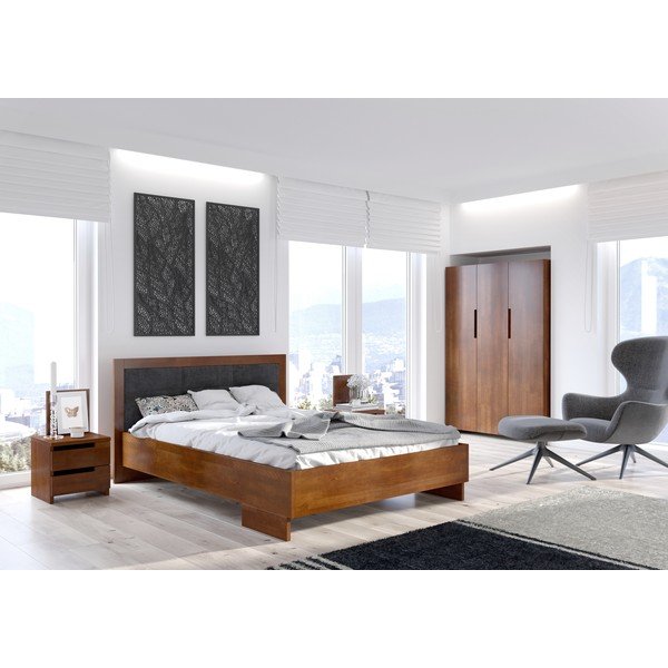 Armadio in legno di pino 128x180 cm Bergman - Skandica-image-3