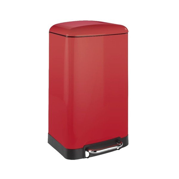 Červený odpadkový koš Wenko, 30 l
