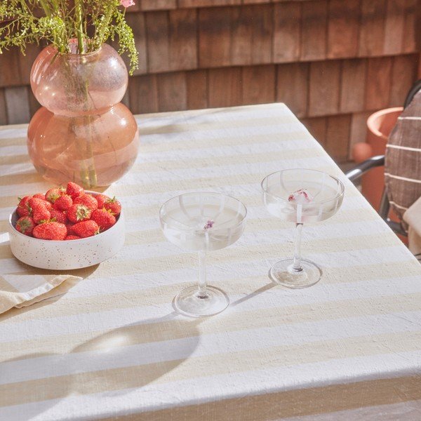 Tovaglia in cotone organico 140x200 cm Striped – OYOY Living Design-image-1