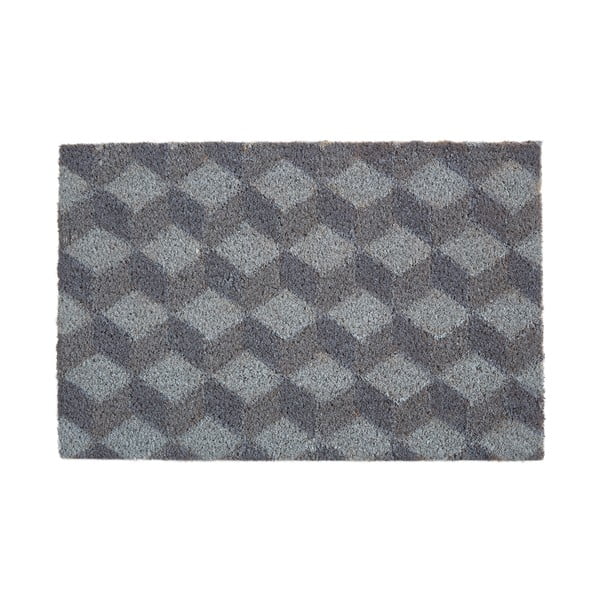 Stuoia di cocco 40x60 cm Grey Cube - Premier Housewares