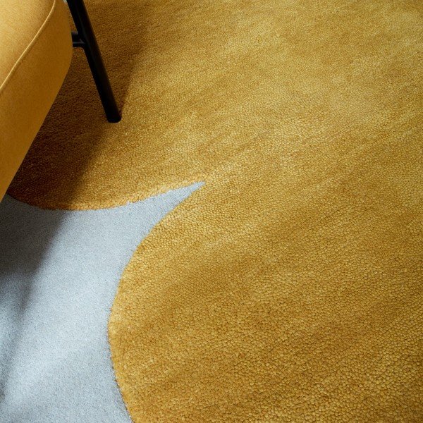 Tappeto in lana giallo ocra tessuto a mano 120x170 cm Canvas - Asiatic Carpets-image-2