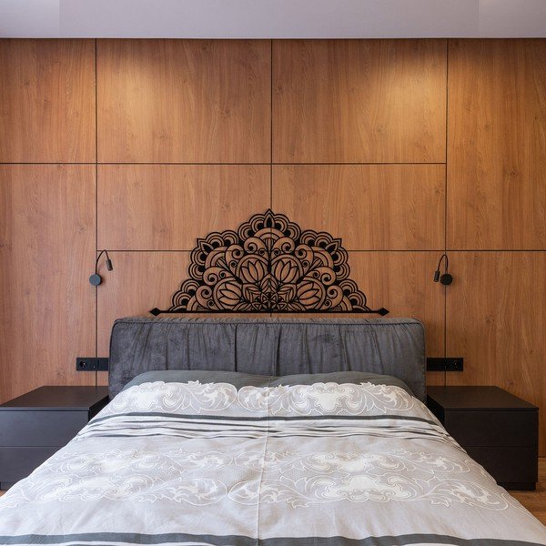 Decorazione murale in metallo 160x70 cm Mandala - Wallity-image-1