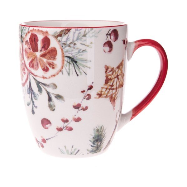 Tazza in porcellana bianca, volume 350 ml - Dakls