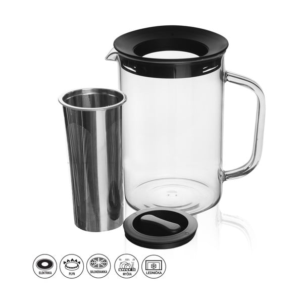 Teiera in vetro 2 l Rachel - Orion-image-3