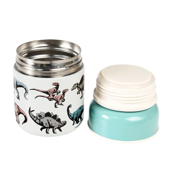 Borraccia termica blu/color crema 280 ml Prehistoric Land – Rex London-image-2